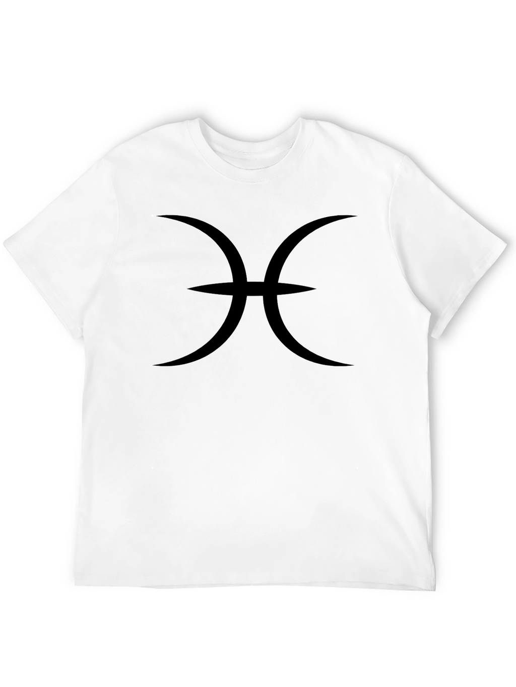 Pisces Zodiac Sign Black T-Shirt