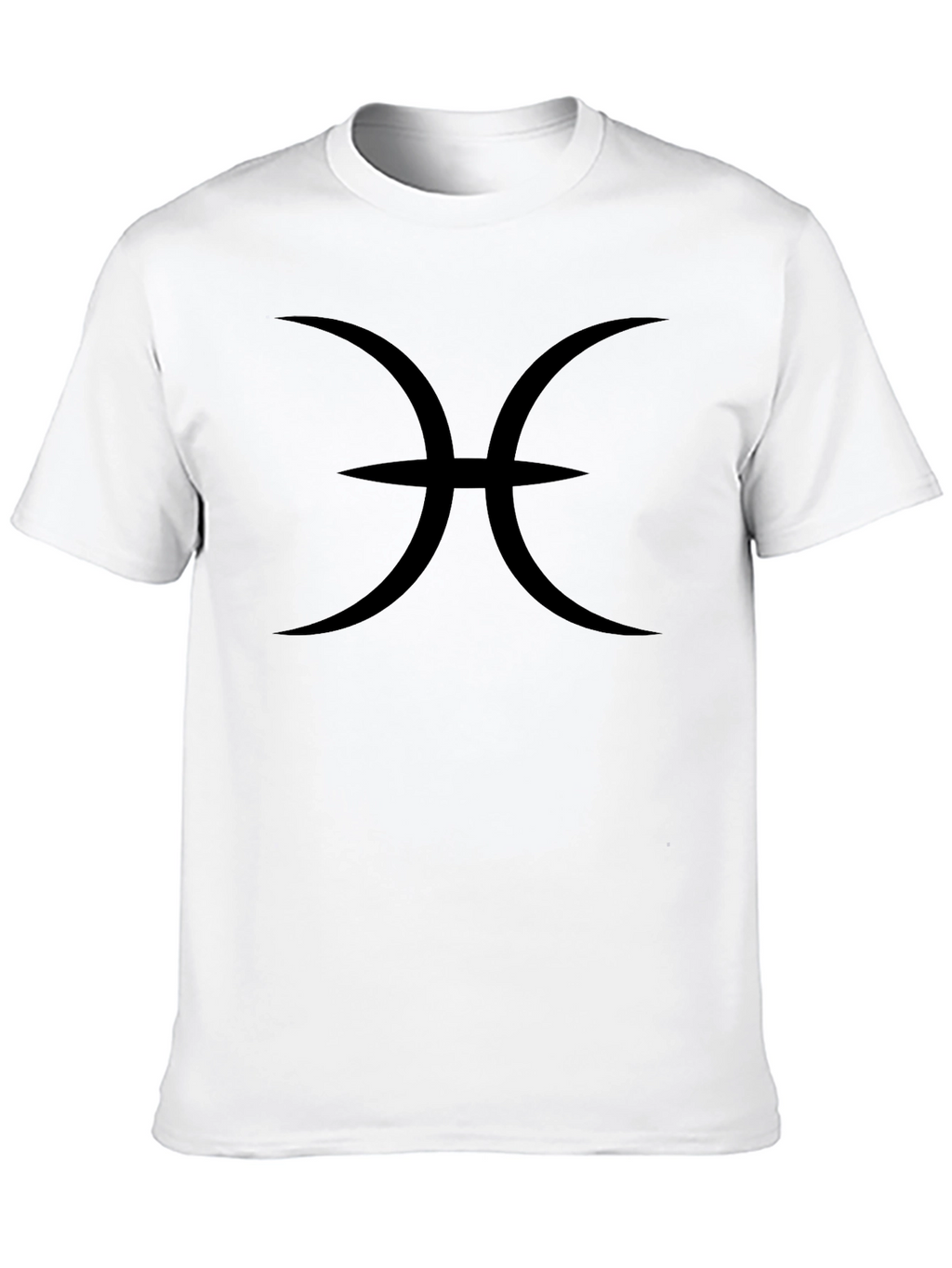 Pisces Zodiac Sign Black T-Shirt