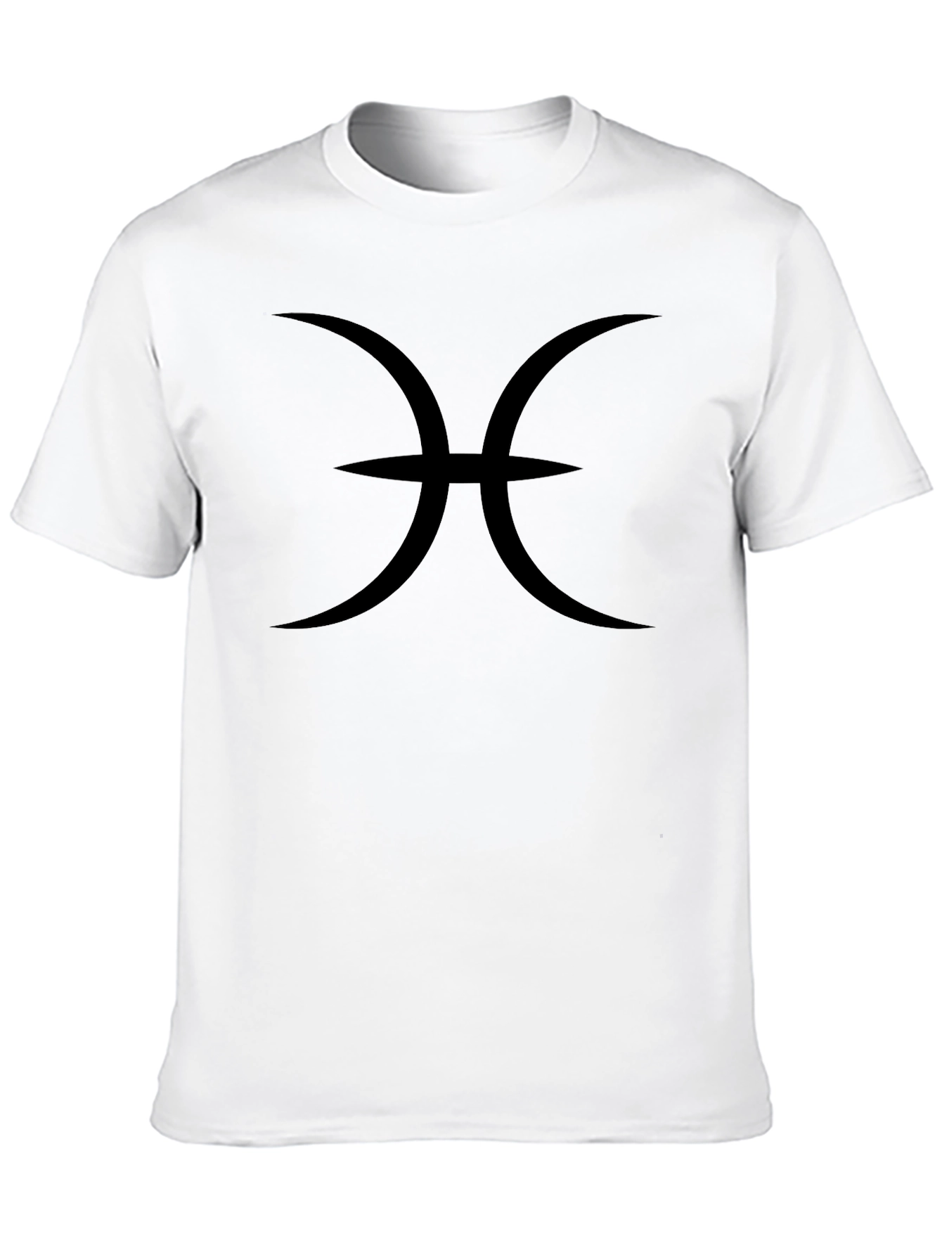 Pisces Zodiac Sign Black T-Shirt