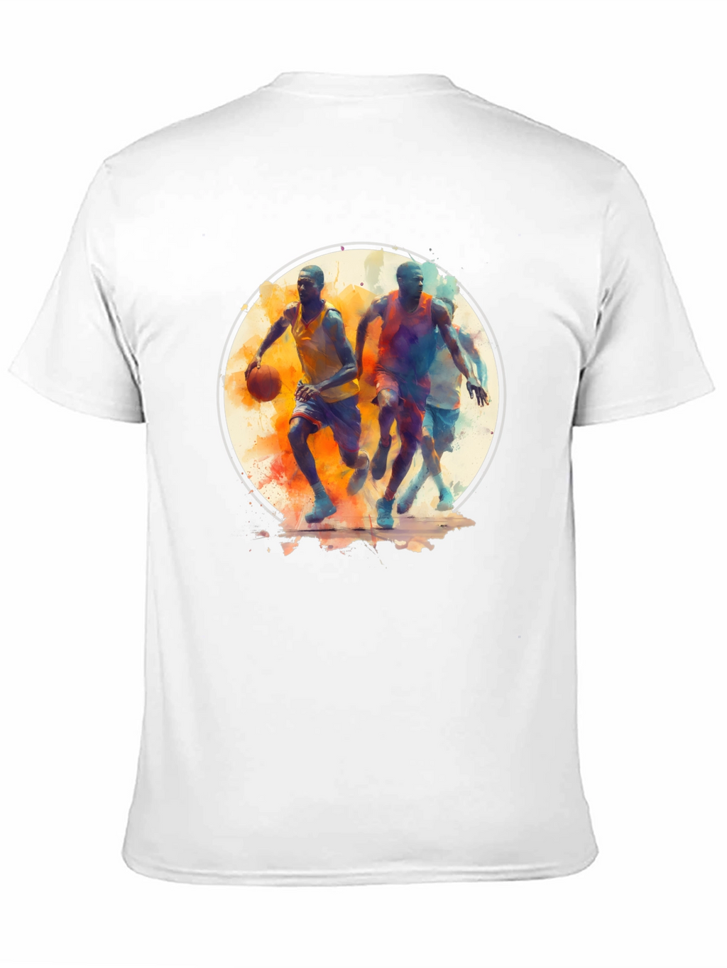 Basketball Players Black T-Shirt