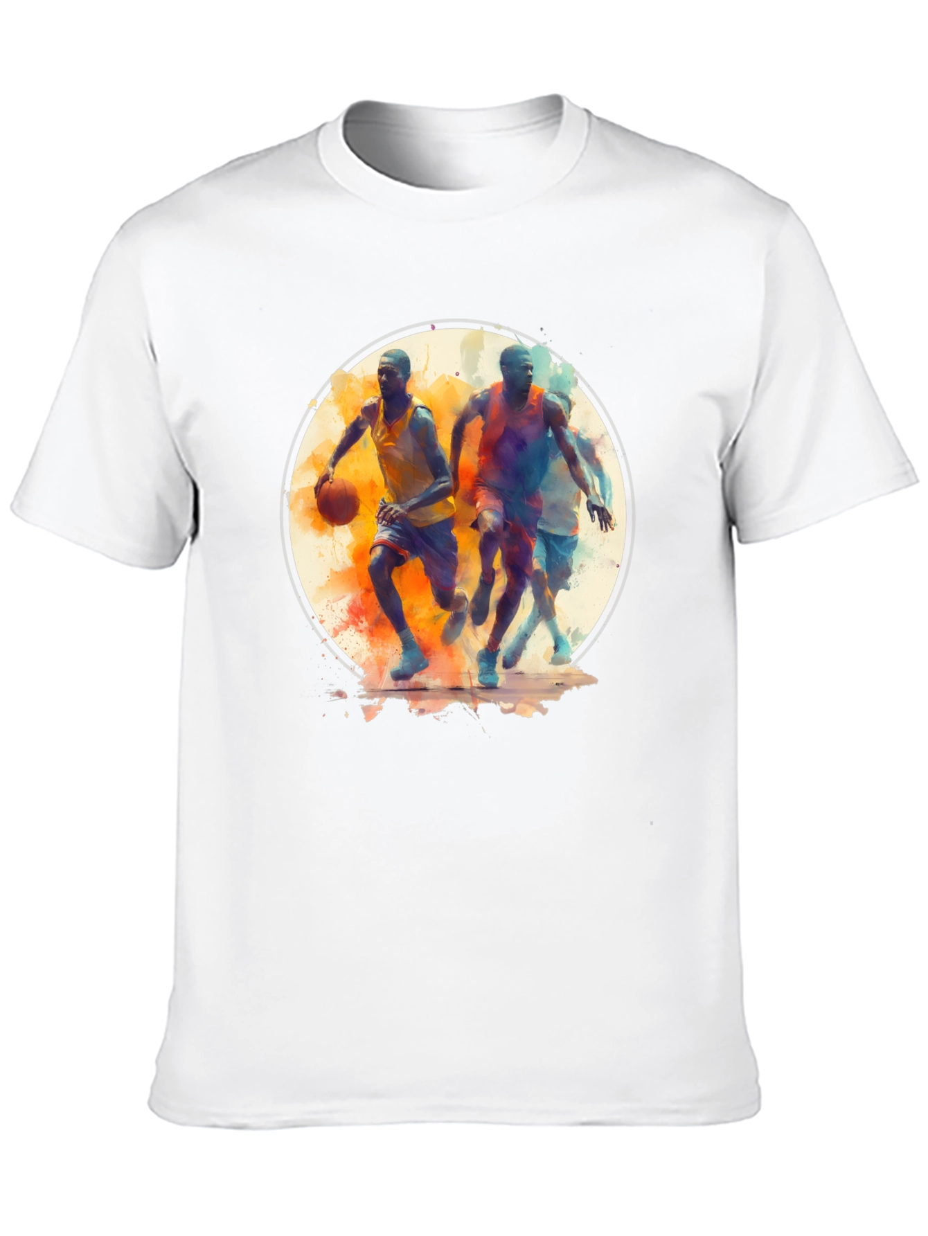 Basketball Players Black T-Shirt