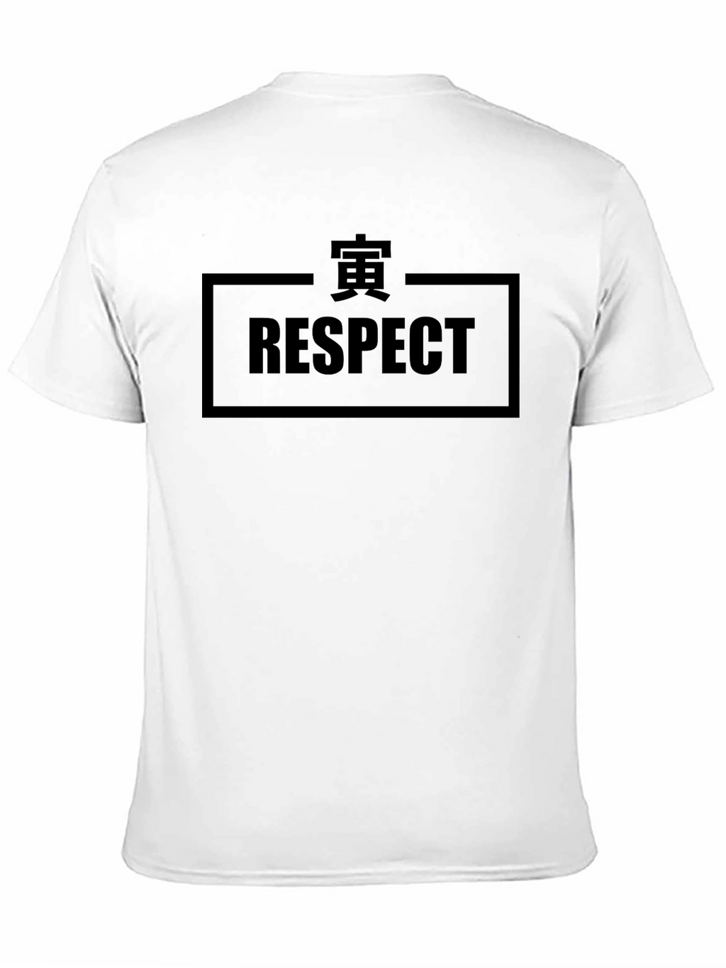 Respect Graphic Tee - Black Cotton T-Shirt