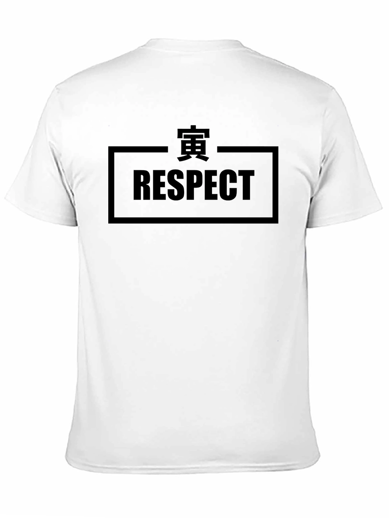 Respect Graphic Tee - Black Cotton T-Shirt