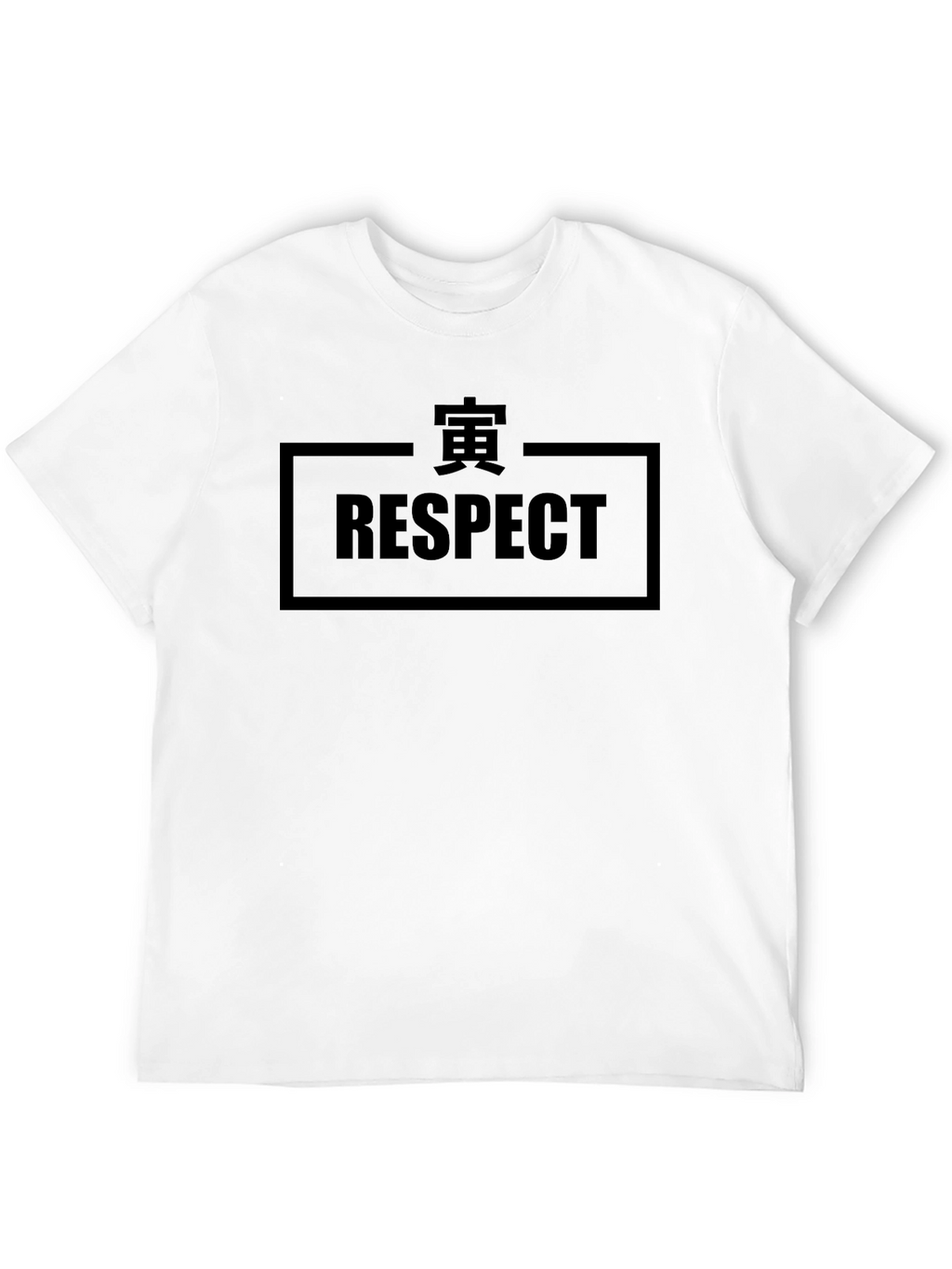 Respect Graphic Tee - Black Cotton T-Shirt