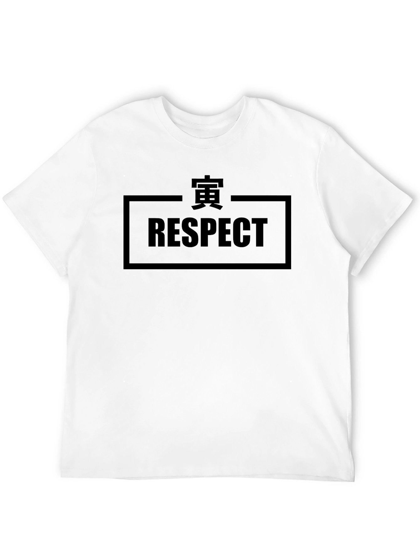 Respect Graphic Tee - Black Cotton T-Shirt