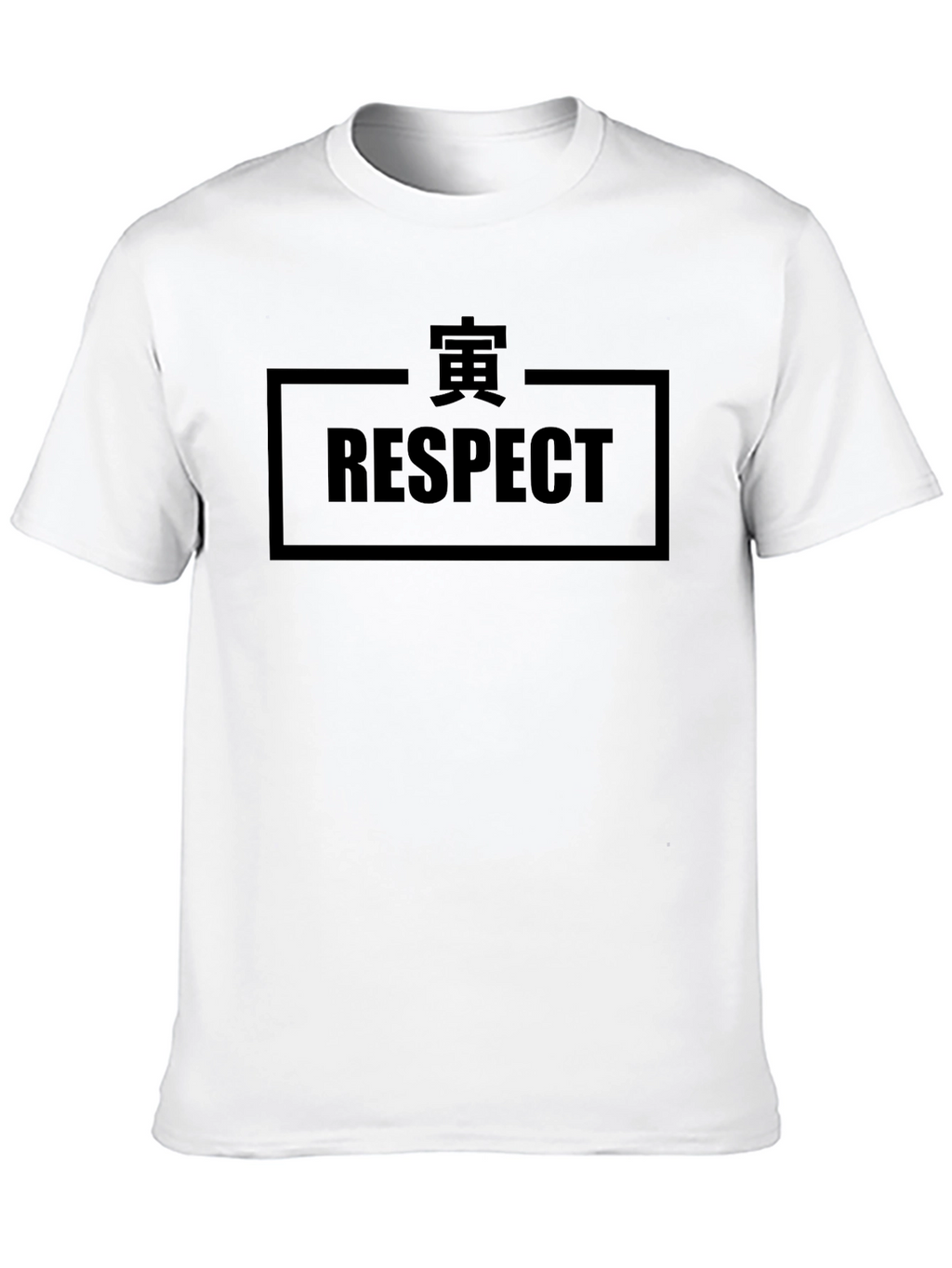 Respect Graphic Tee - Black Cotton T-Shirt