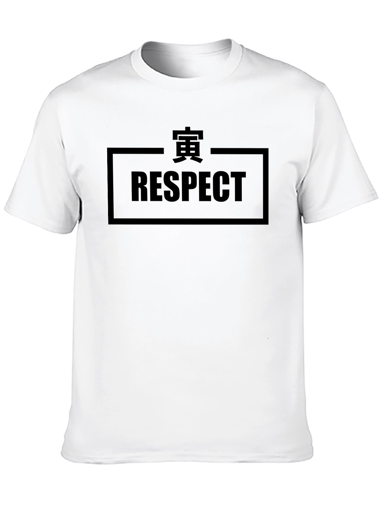 Respect Graphic Tee - Black Cotton T-Shirt