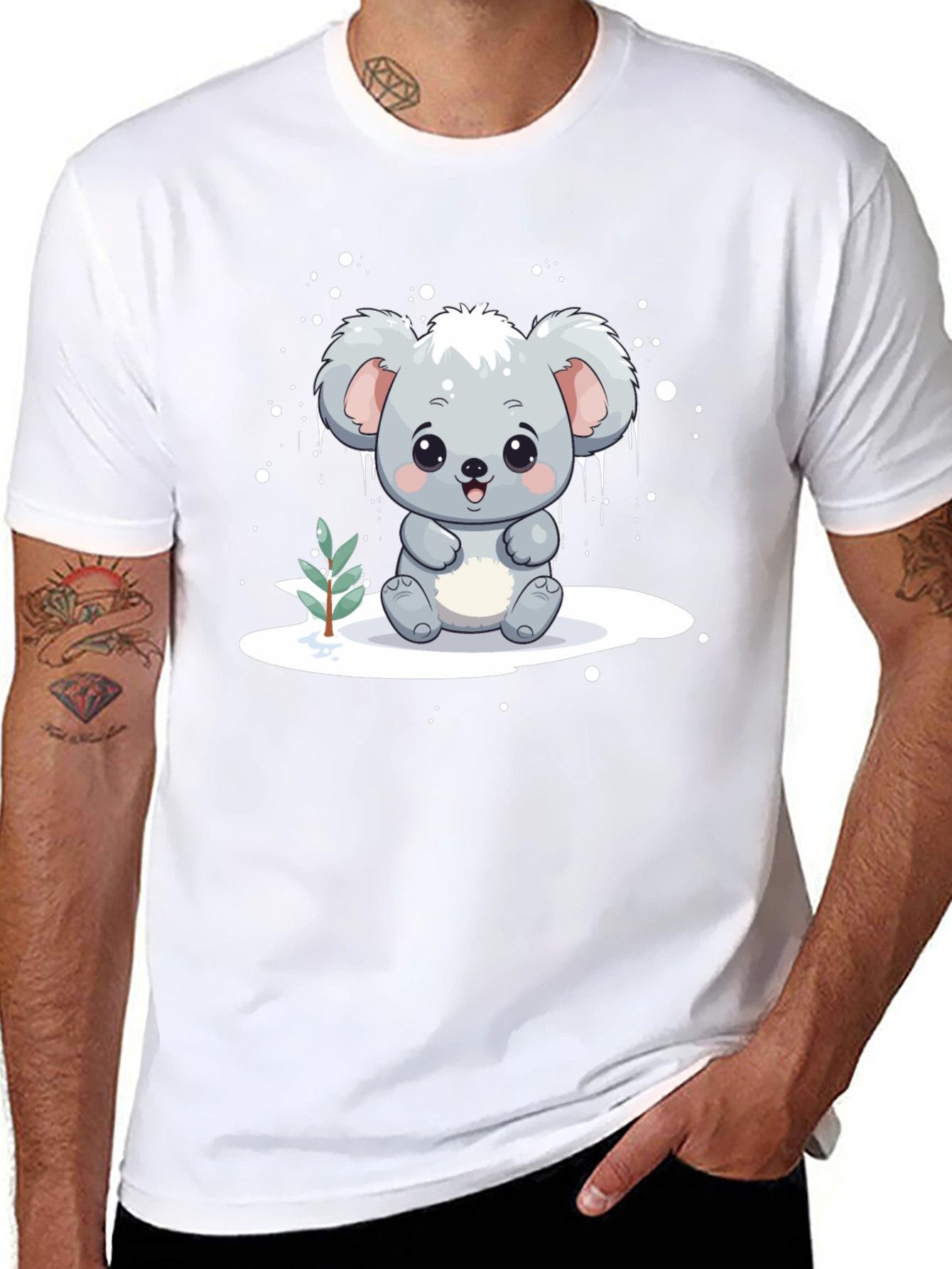 Cute Koala Winter T-Shirt