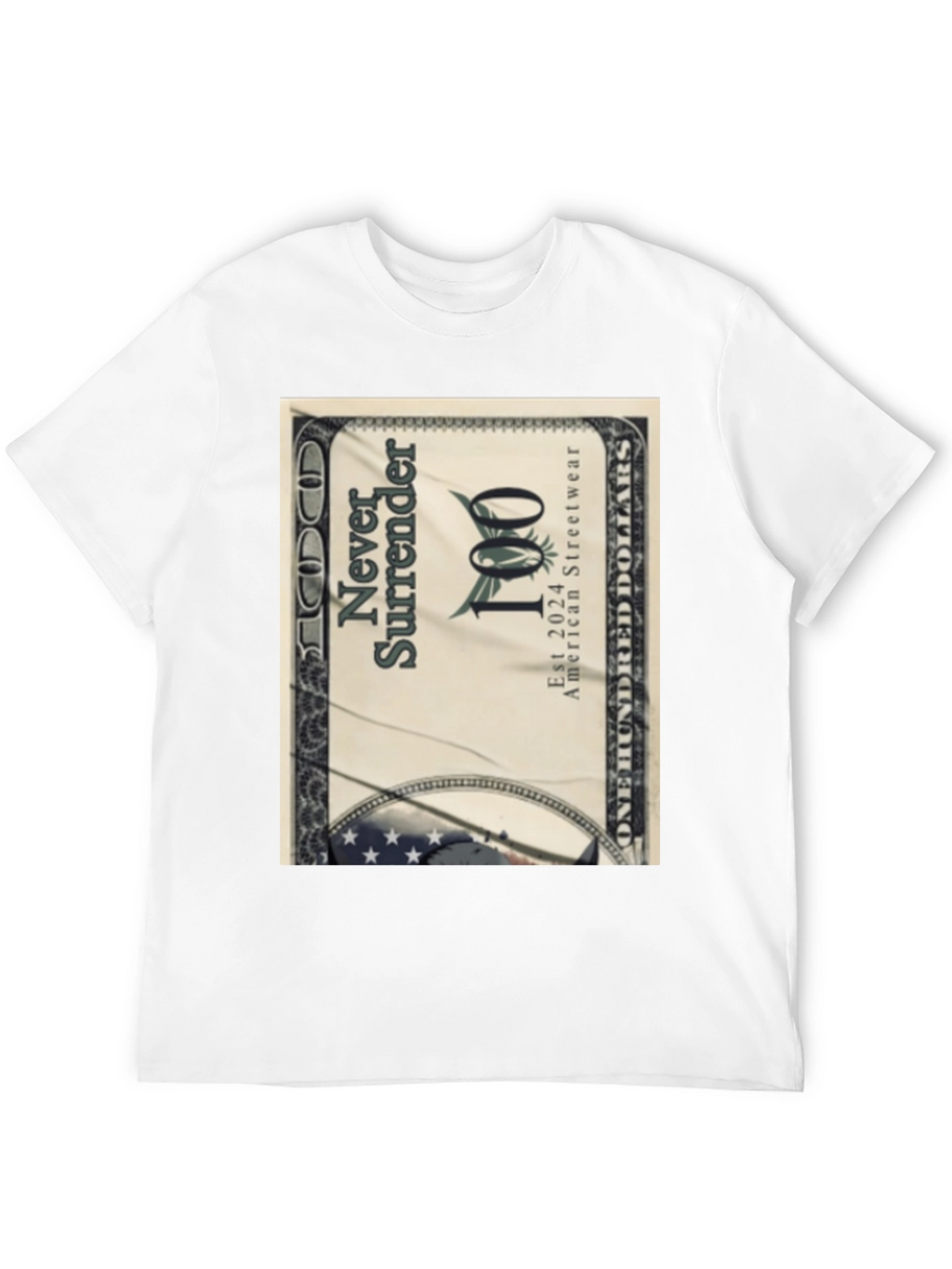Never Surrender Black Graphic Tee