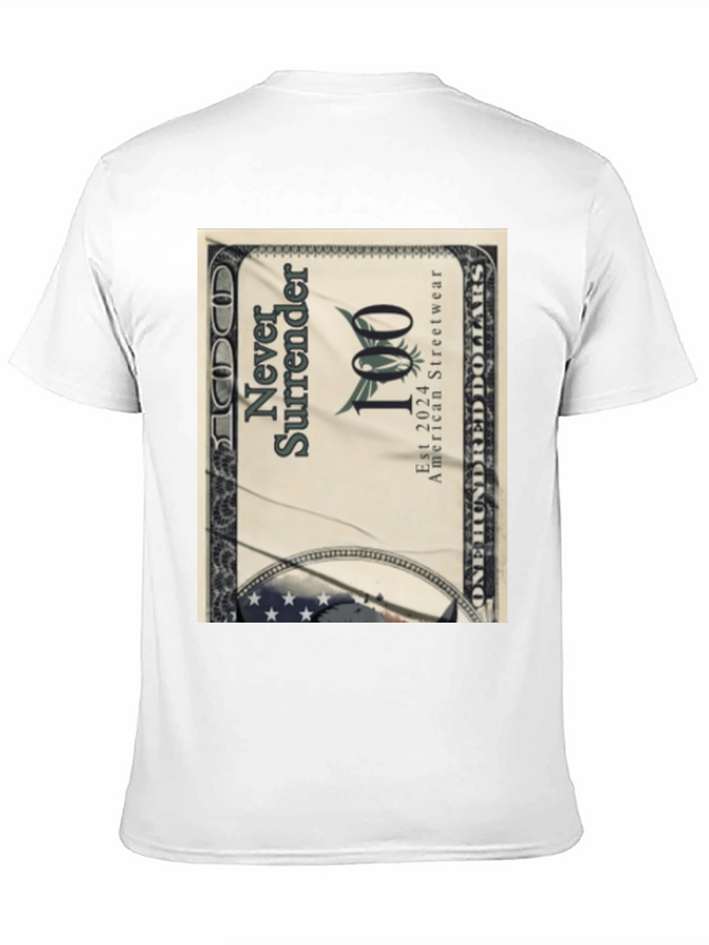 Never Surrender Black Graphic Tee