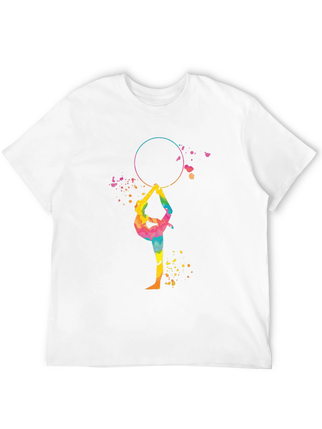 Gymnast Rainbow T-Shirt - Athletic Design