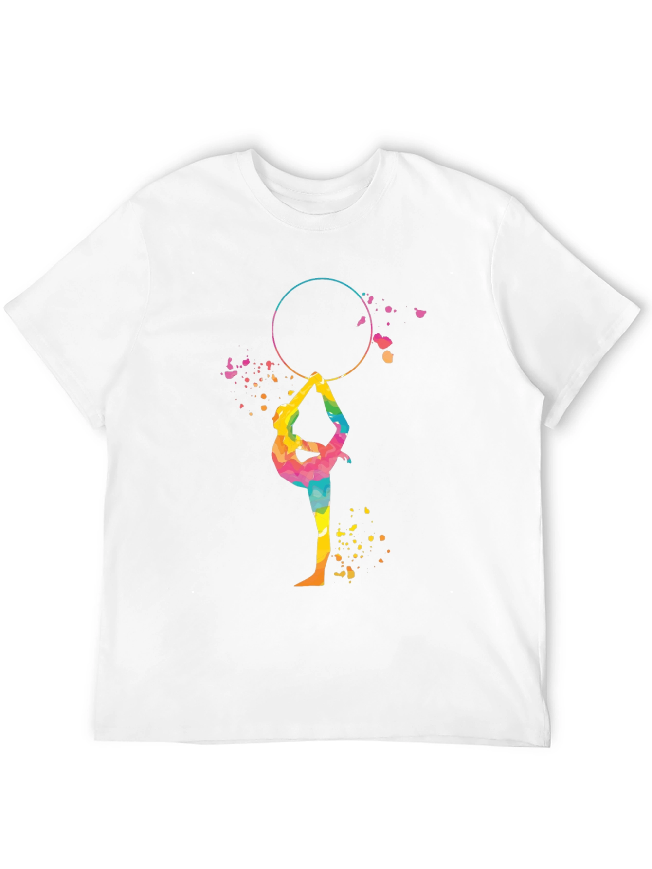 Gymnast Rainbow T-Shirt - Athletic Design