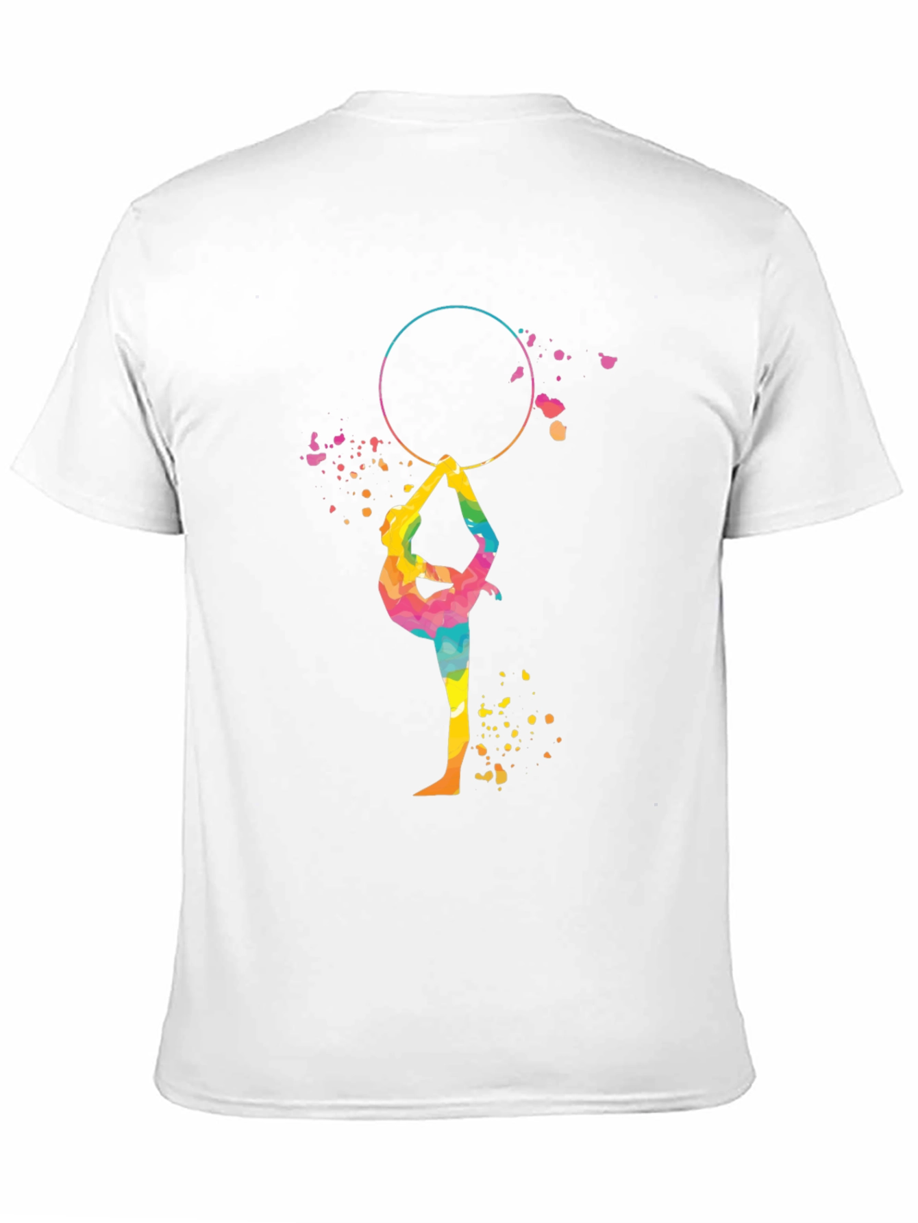 Gymnast Rainbow T-Shirt - Athletic Design