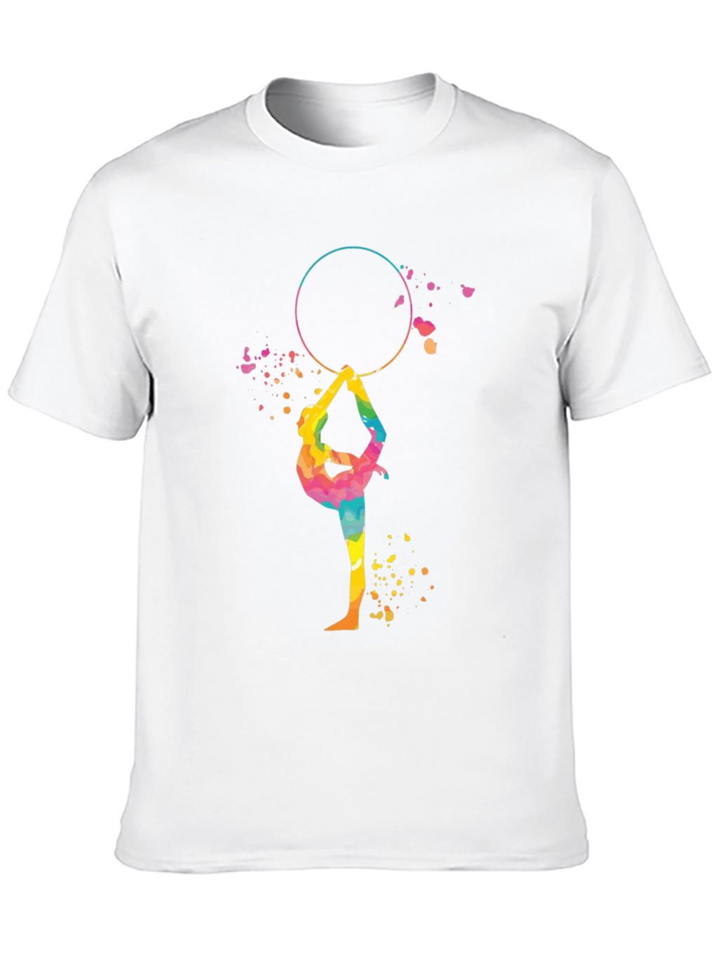 Gymnast Rainbow T-Shirt - Athletic Design