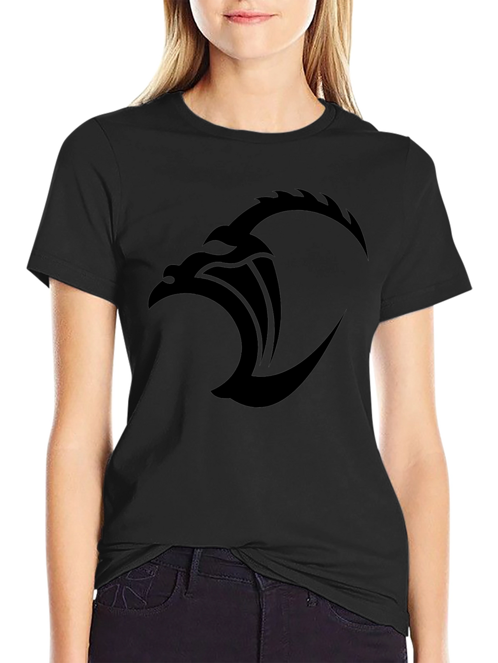 Black Eagle Graphic Tee - Mens Stylish Casual Shirt