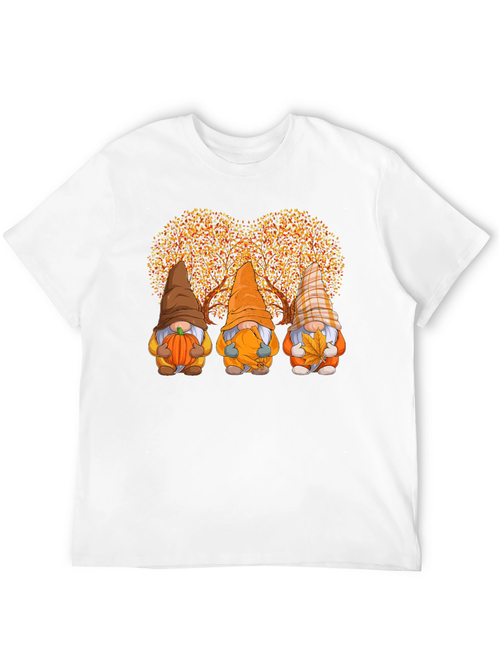 Fall Gnomes T-Shirt - Autumn Harvest Graphic Tee