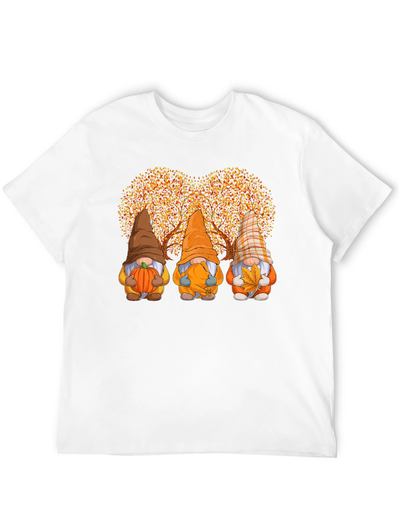 Fall Gnomes T-Shirt - Autumn Harvest Graphic Tee
