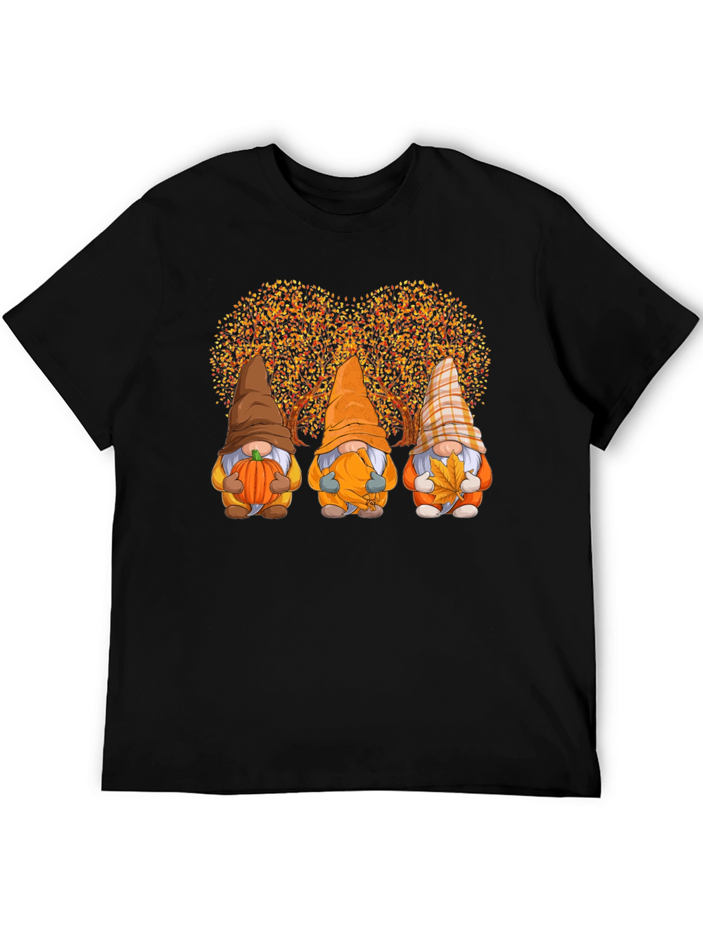 Fall Gnomes T-Shirt - Autumn Harvest Graphic Tee