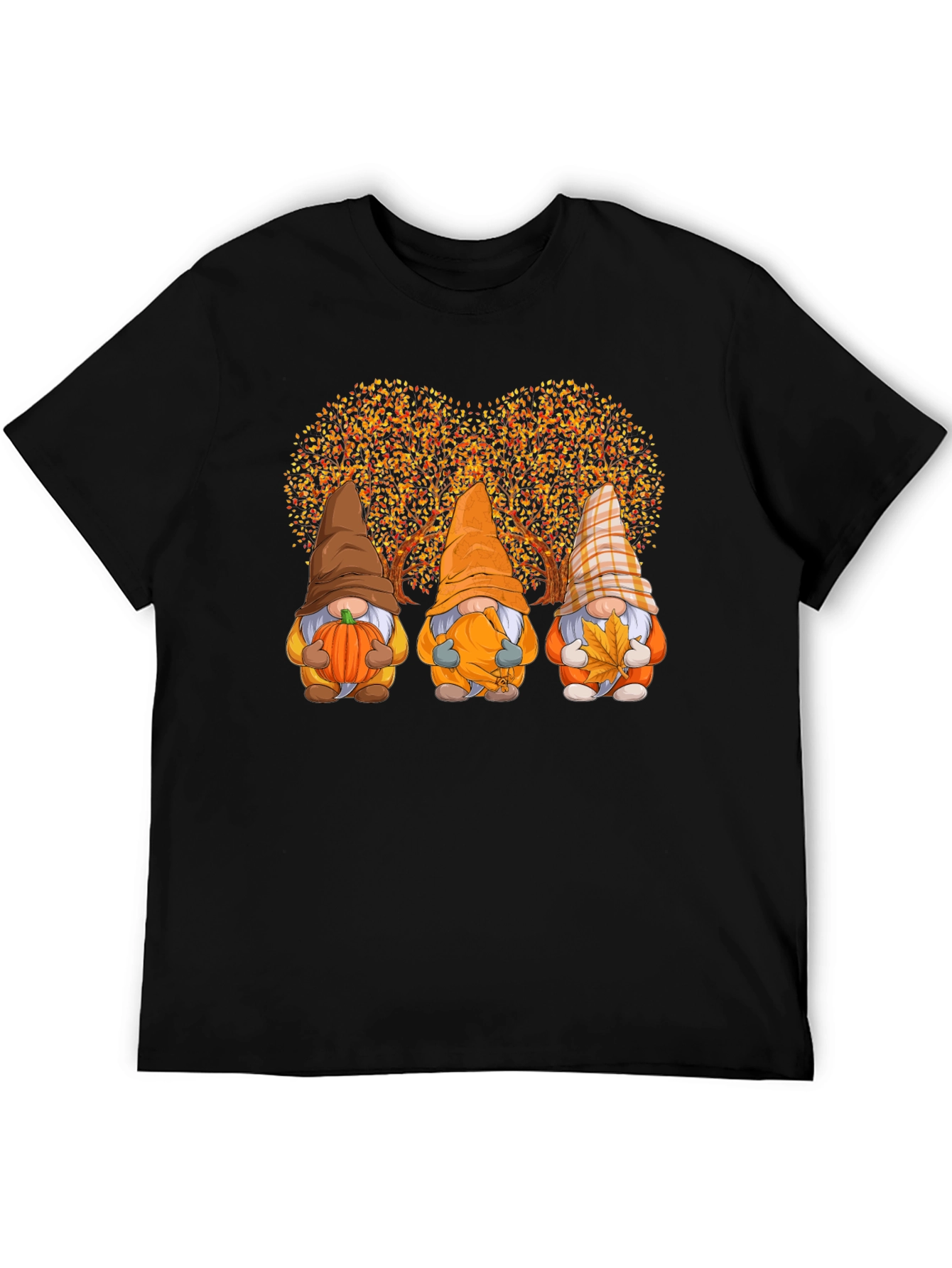 Fall Gnomes T-Shirt - Autumn Harvest Graphic Tee