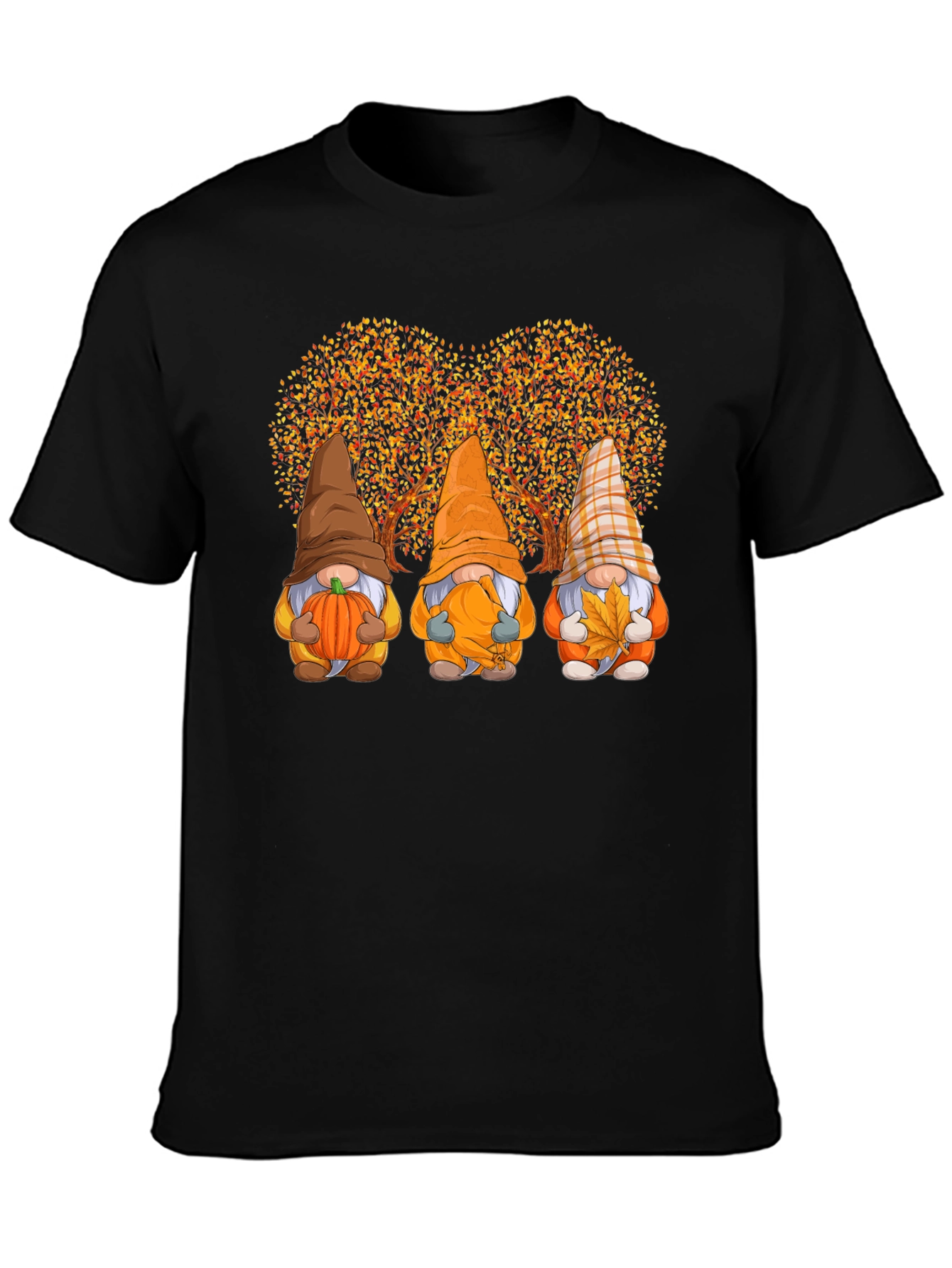 Fall Gnomes T-Shirt - Autumn Harvest Graphic Tee