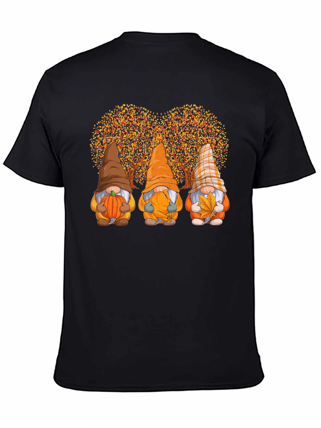 Fall Gnomes T-Shirt - Autumn Harvest Graphic Tee
