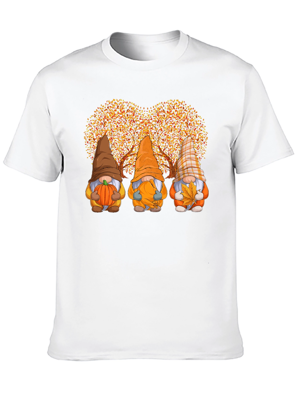 Fall Gnomes T-Shirt - Autumn Harvest Graphic Tee
