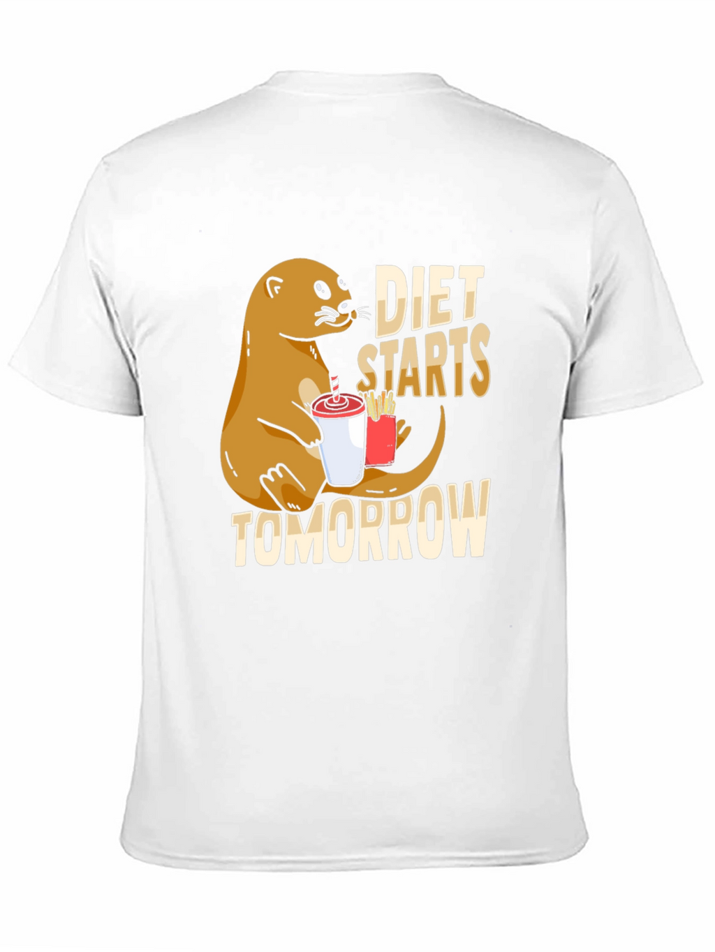 Diet Starts Tomorrow Otter T-Shirt