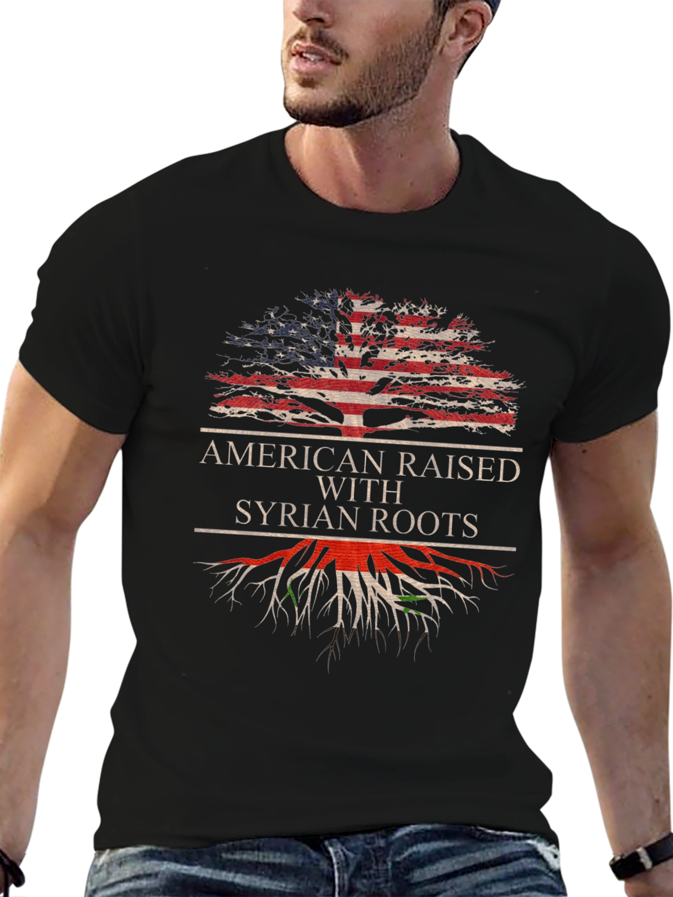 American Raised Syrian Roots T-Shirt