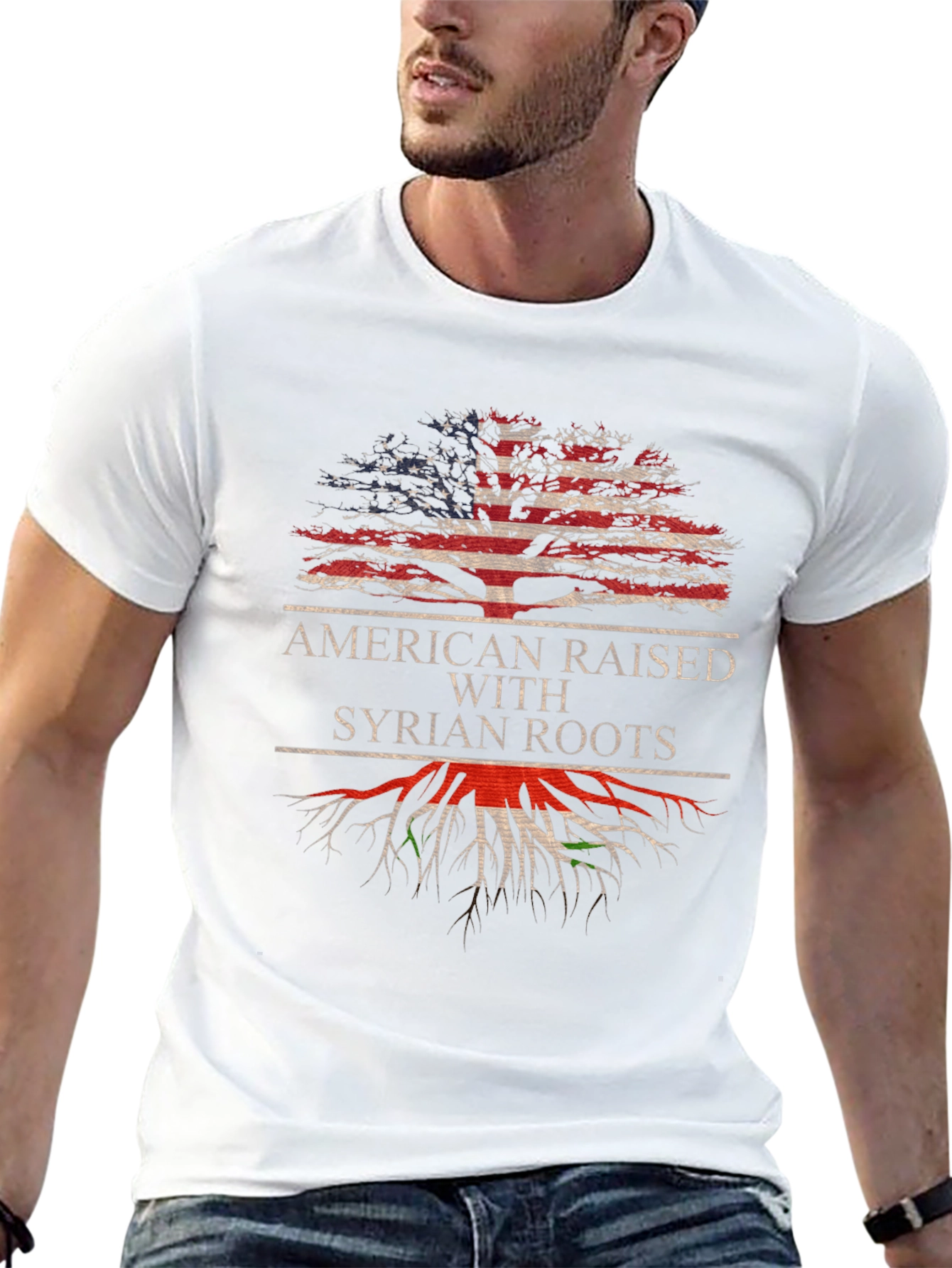American Raised Syrian Roots T-Shirt