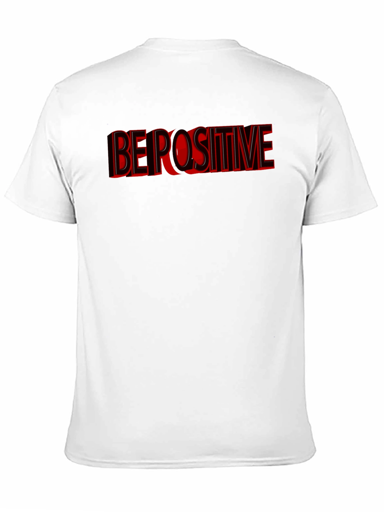 Be Positive Graphic T-Shirt - Black