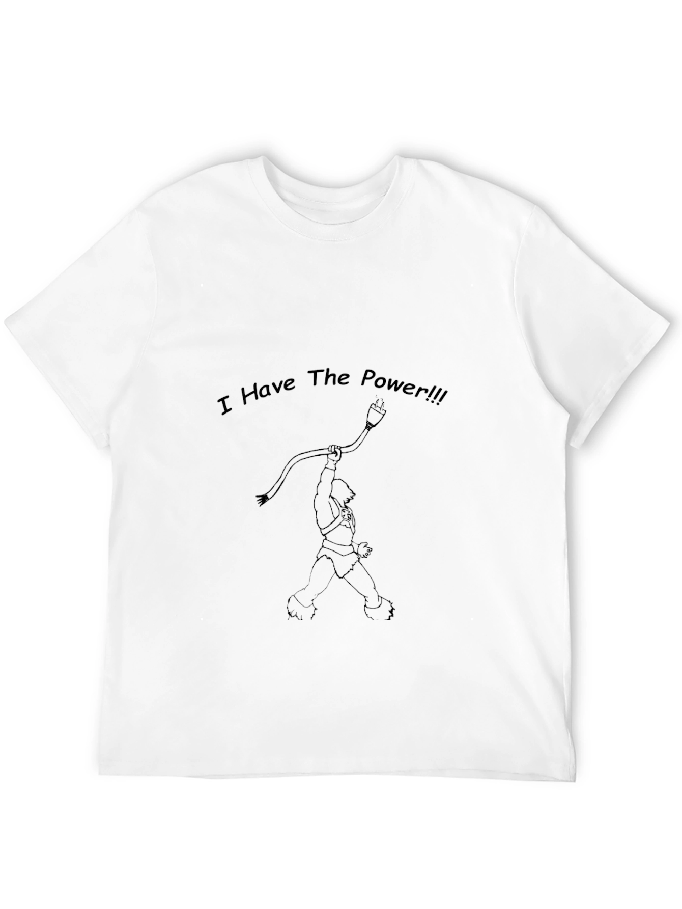 I Have The Power! Black Graphic Tee
