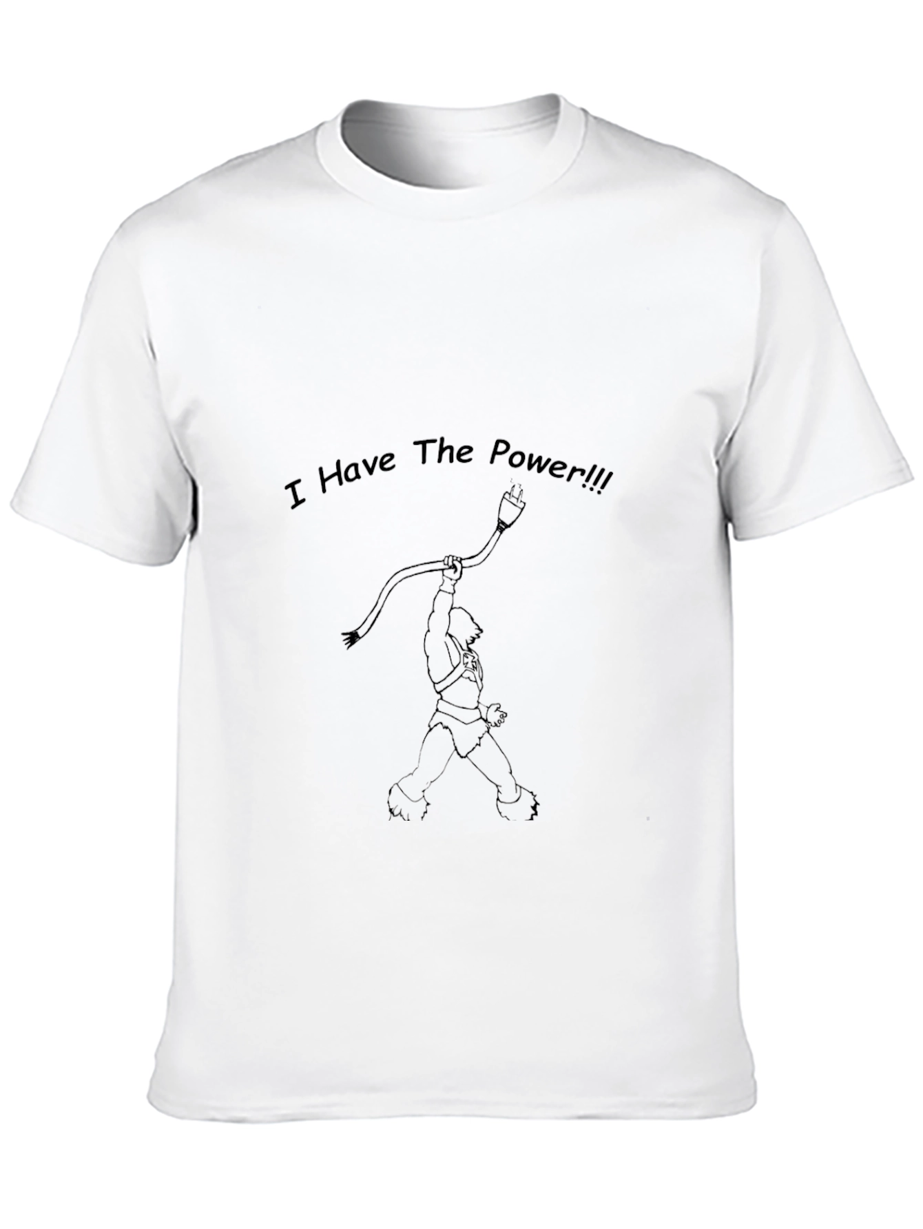 I Have The Power! Black Graphic Tee