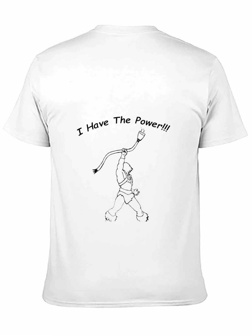 I Have The Power! Black Graphic Tee