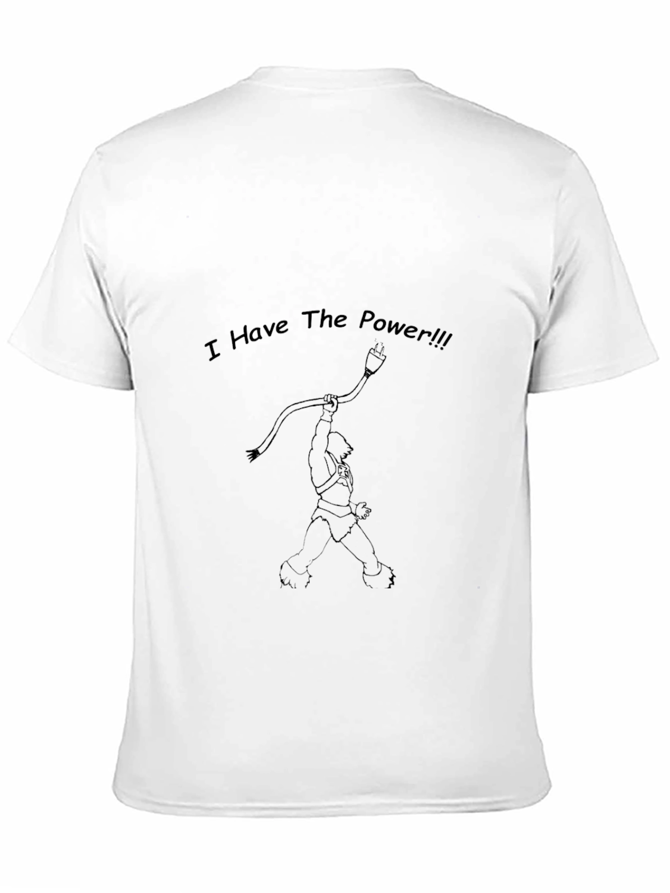 I Have The Power! Black Graphic Tee