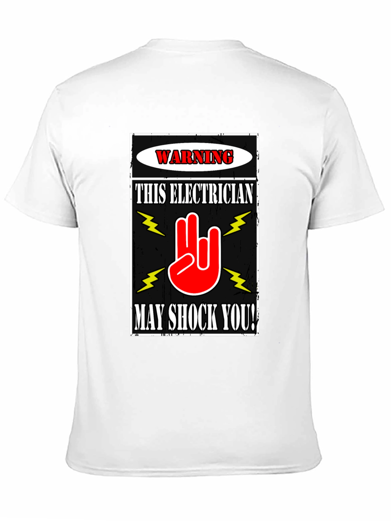 Electrician Warning Graphic T-Shirt