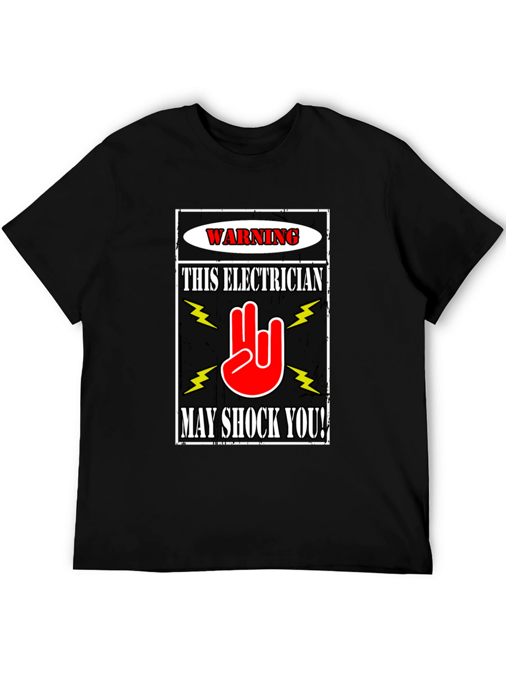 Electrician Warning Graphic T-Shirt