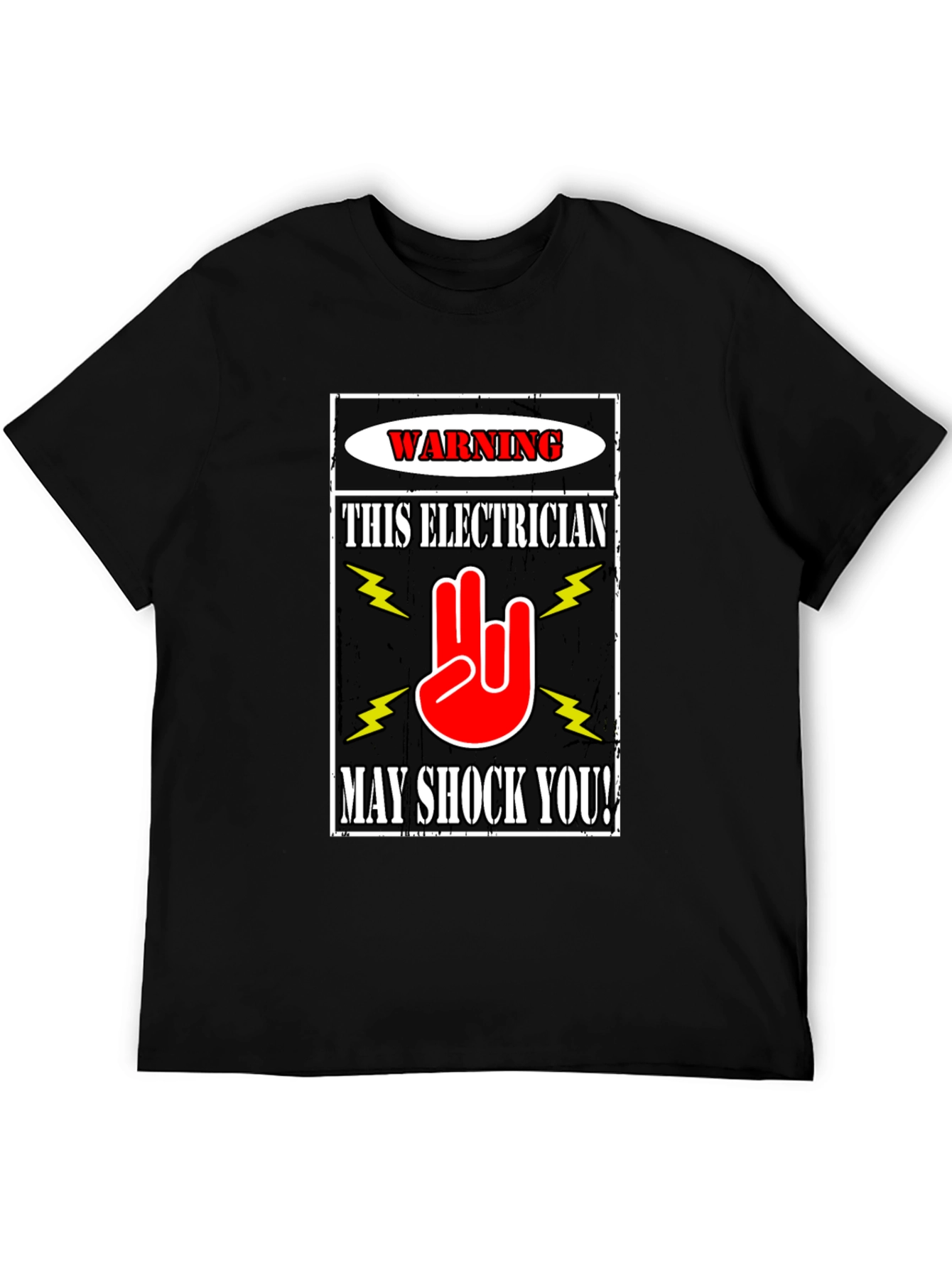 Electrician Warning Graphic T-Shirt