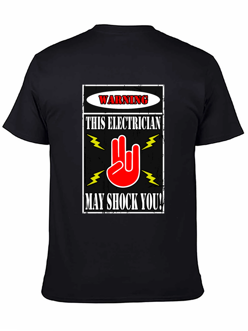 Electrician Warning Graphic T-Shirt