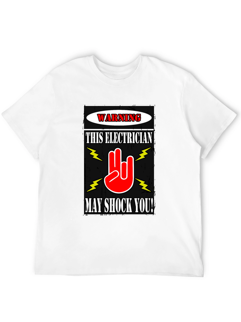 Electrician Warning Graphic T-Shirt