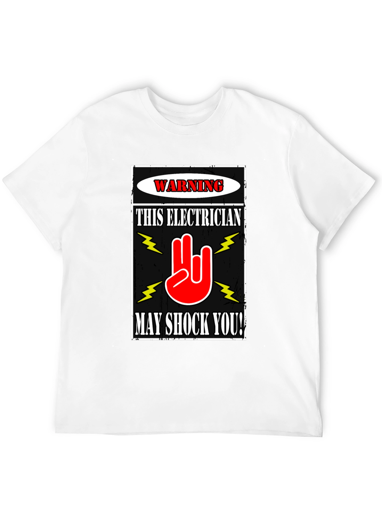 Electrician Warning Graphic T-Shirt