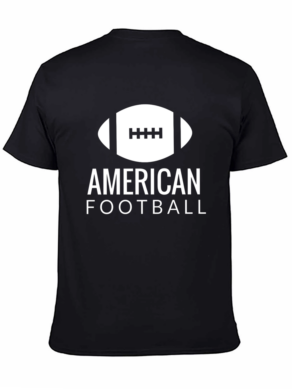 American Football Graphic Tee - Black