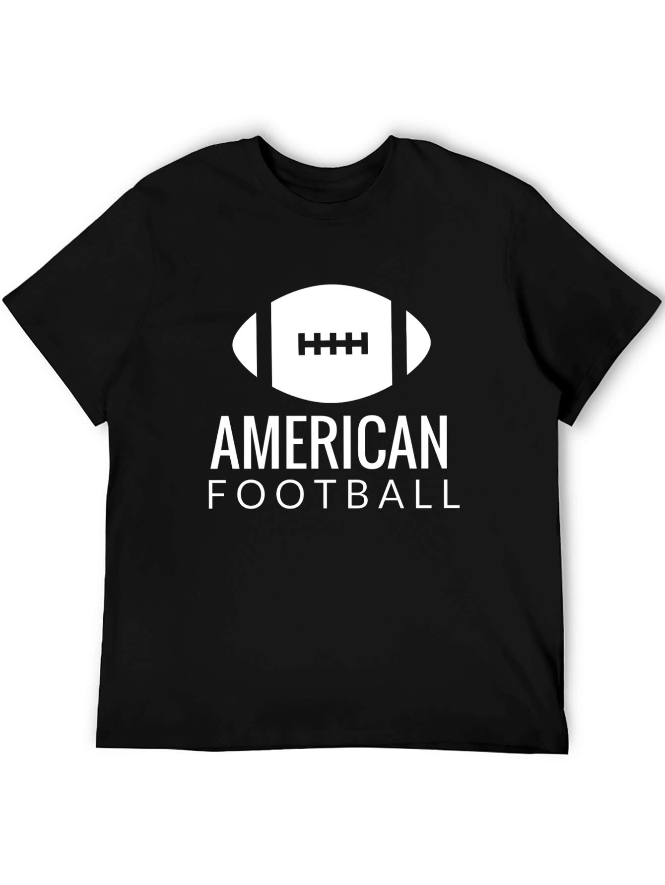 American Football Graphic Tee - Black