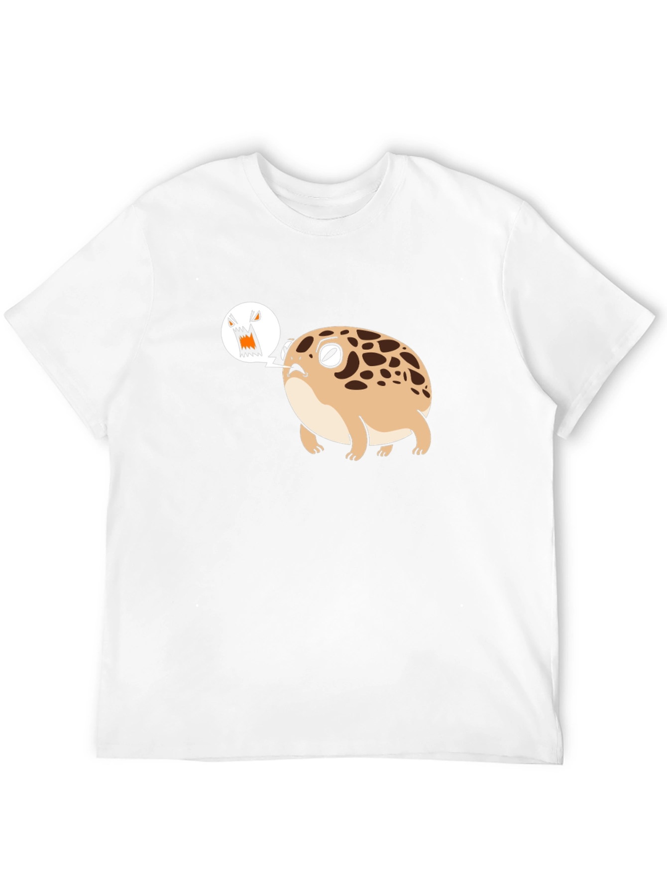 Angry Frog T-Shirt - Mens Black Cotton Tee