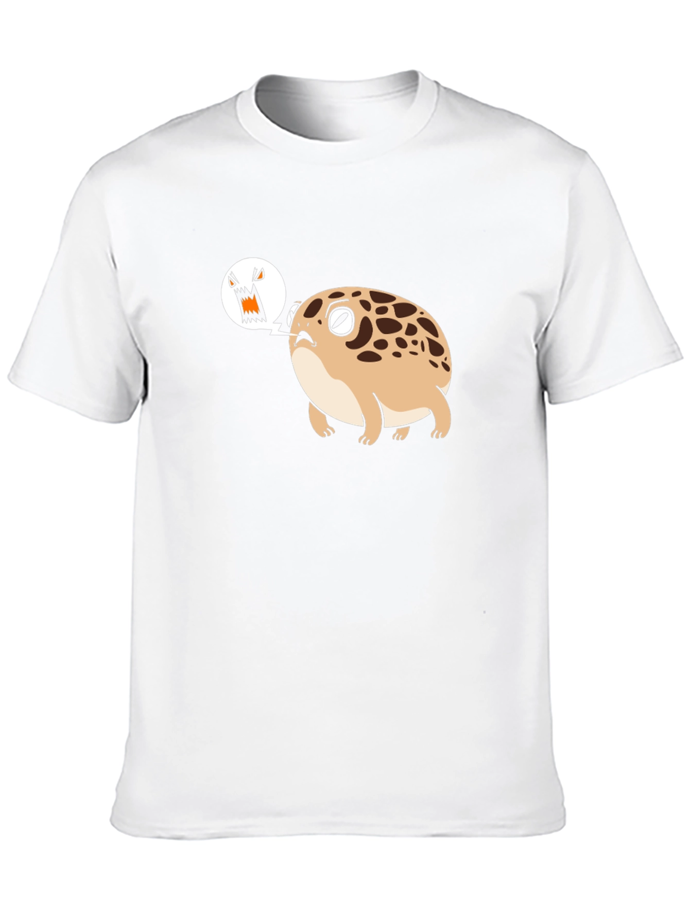 Angry Frog T-Shirt - Mens Black Cotton Tee