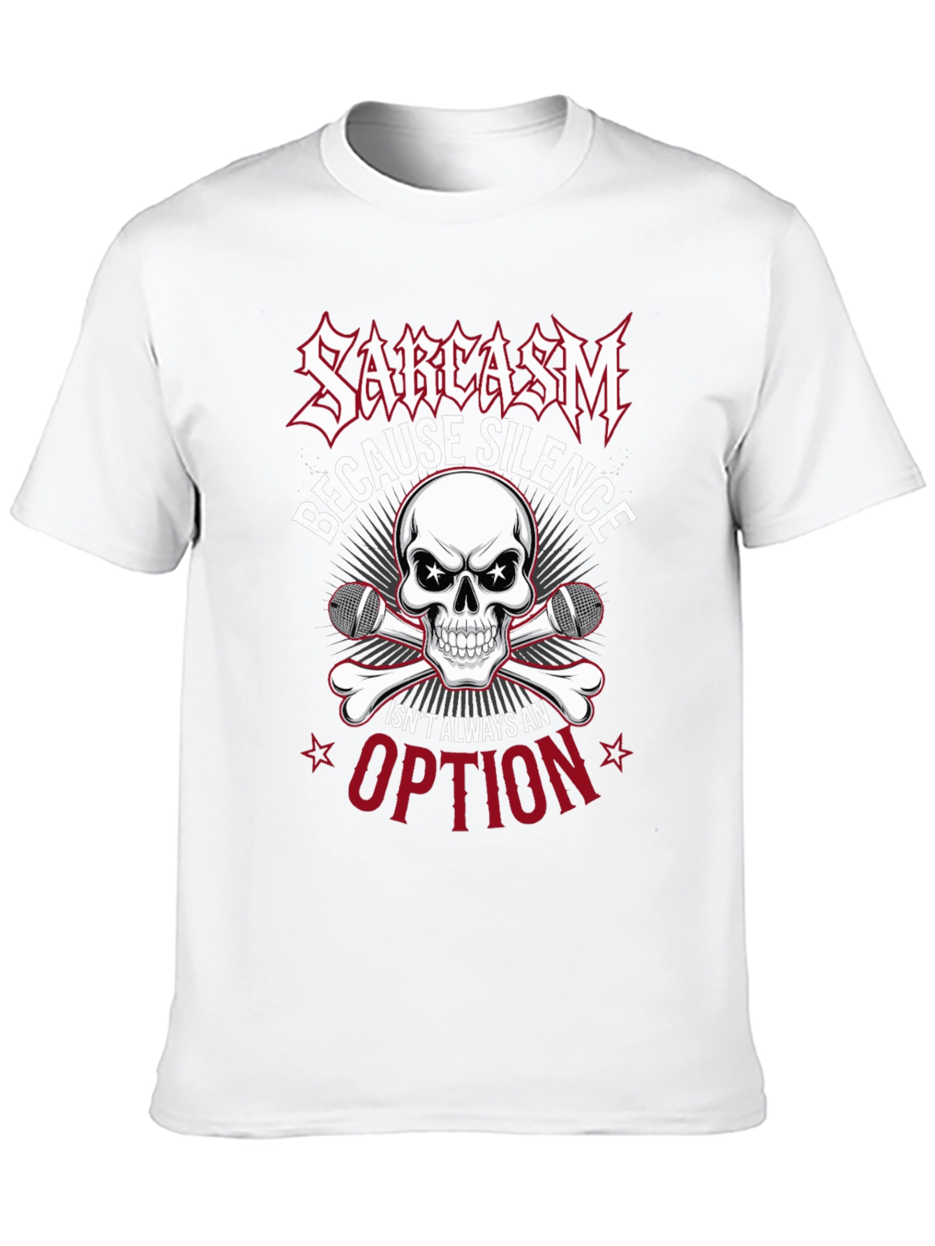 Sarcasm Skull T-Shirt