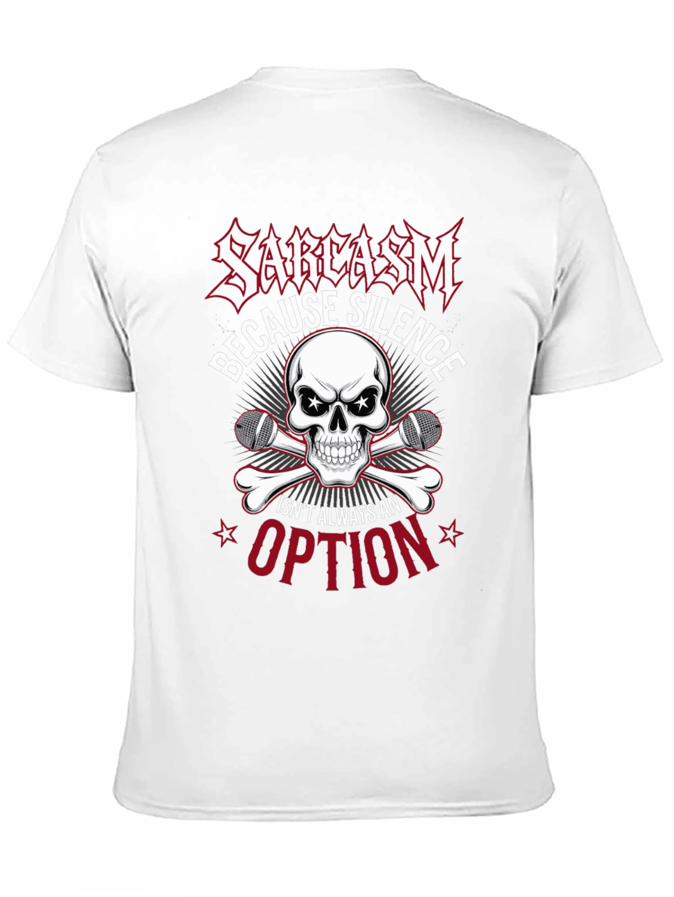 Sarcasm Skull T-Shirt
