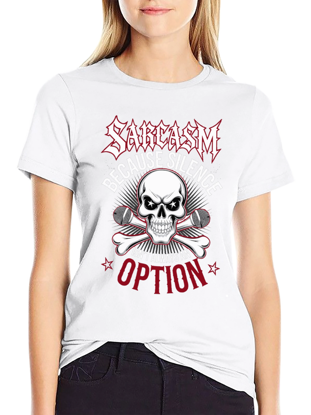 Sarcasm Skull T-Shirt