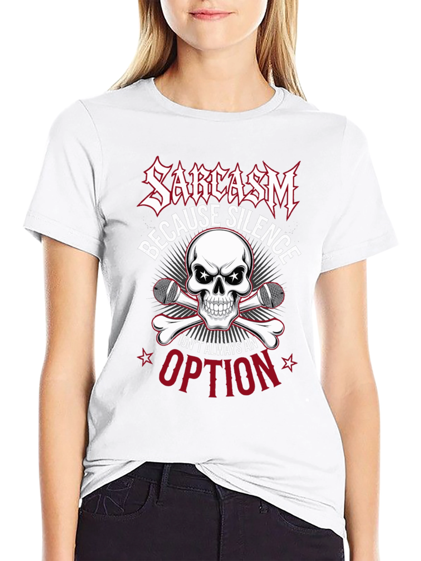 Sarcasm Skull T-Shirt