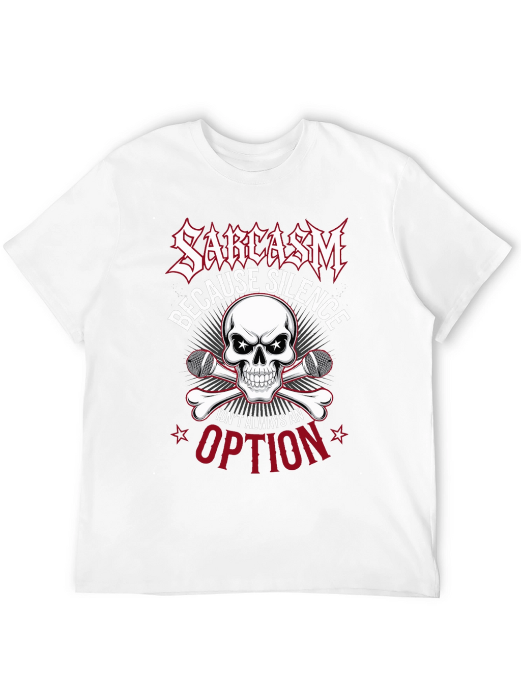 Sarcasm Skull T-Shirt