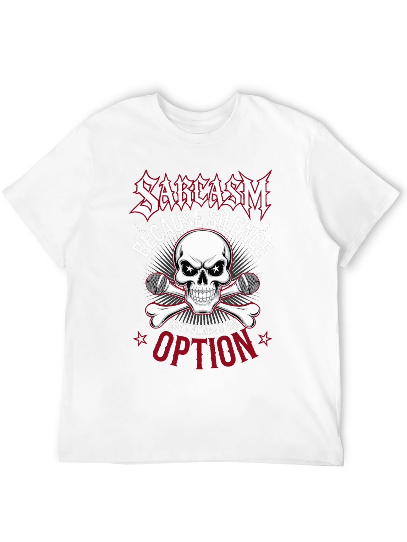 Sarcasm Skull T-Shirt